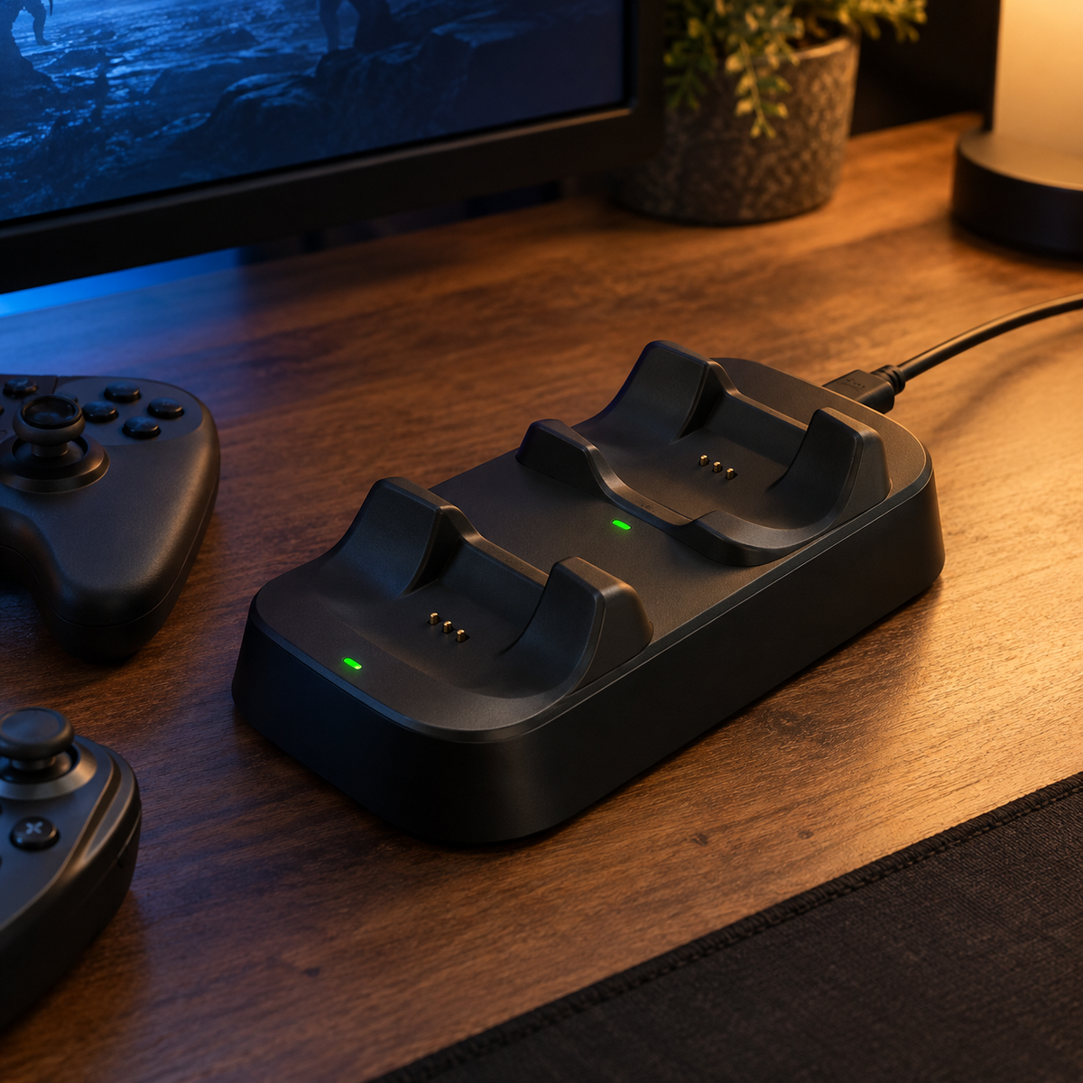 Dual-Ladestation für Controller
